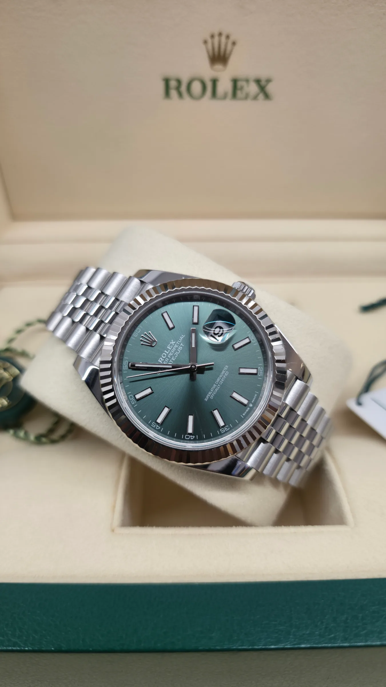 Rolex Datejust 41 Mint Green – 126334 - 2024 1
